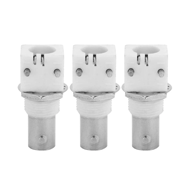10 Pieces 90 Degree 2P BNCQ9 Connection Board White Adapter For PCB Assembly For CCTV Systems