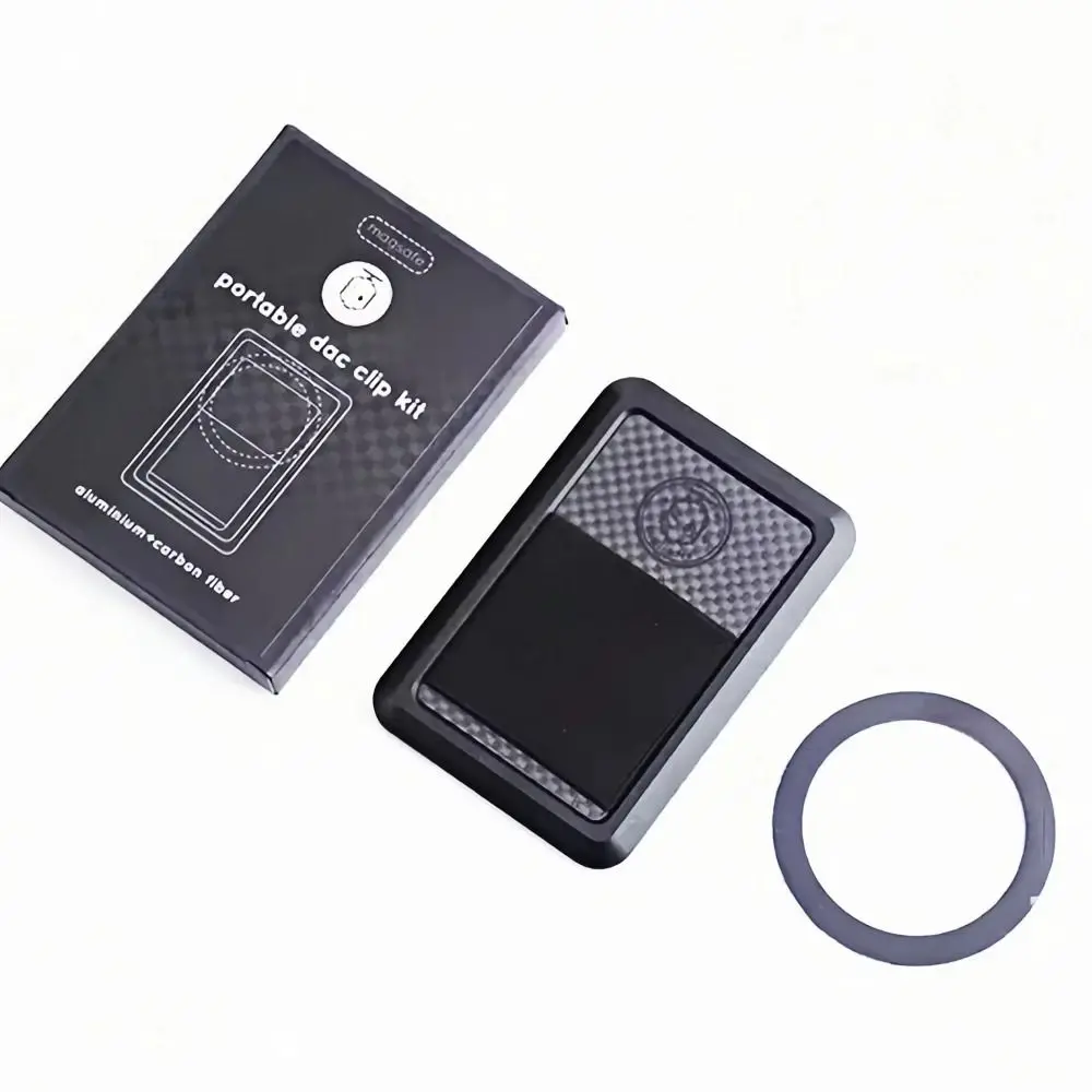 2024 Aluminum Alloy Audio Decoder Magnetic Real Carbon Fiber Phone Pouch Portable USB DAC Elastic Bands Kit