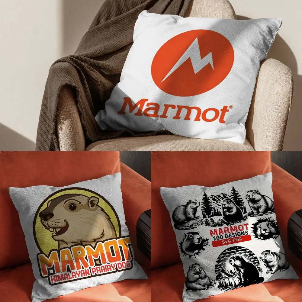 

M-Marmot Pillow Case Pillowcase For Car Pillows 60x60 Cushions Luxury Double Sided Cover Home And Decoration Sofa 30x30