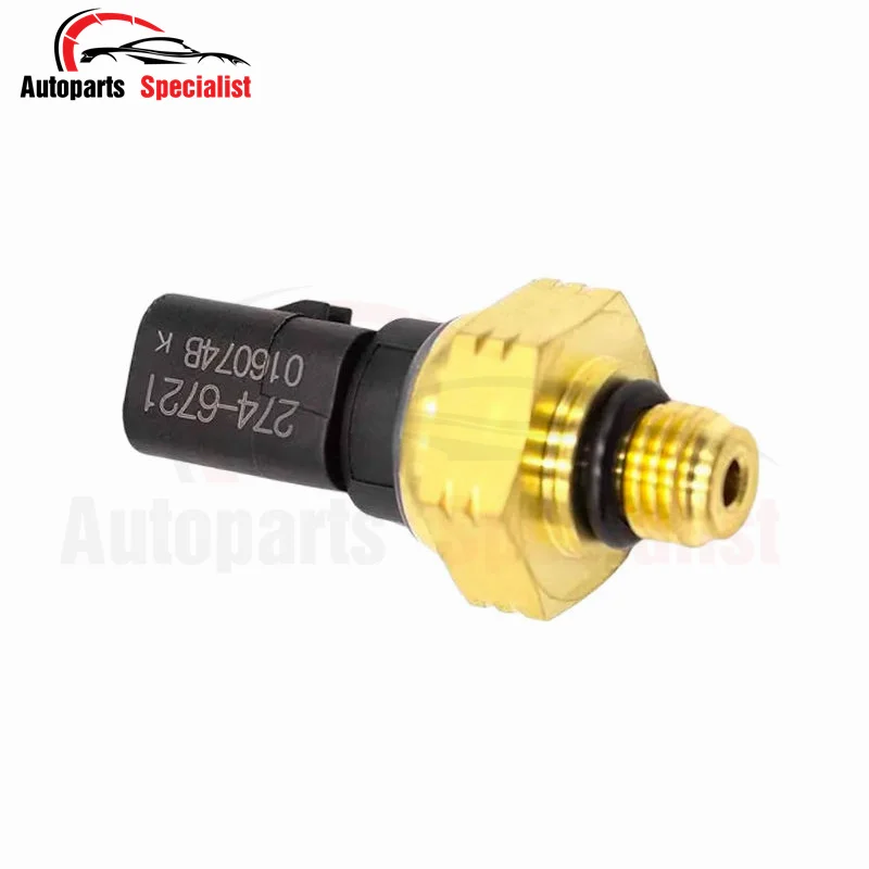 Sensor de pressão de óleo escavadeira, acessórios do carro, OEM, 274-6721, 2746721, para Caterpillar E312D, 320D, 323D, 324D