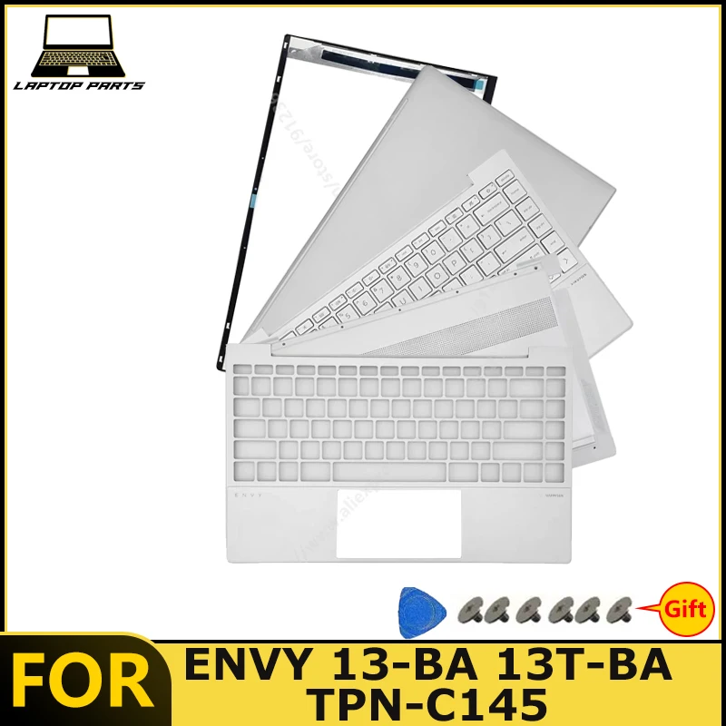 For ENVY 13-BA 13T-BA TPN-C145--13.3inches Laptop LCD Back Cover&Bezel US backlit keyboard PalmRest Bottom New replacement parts