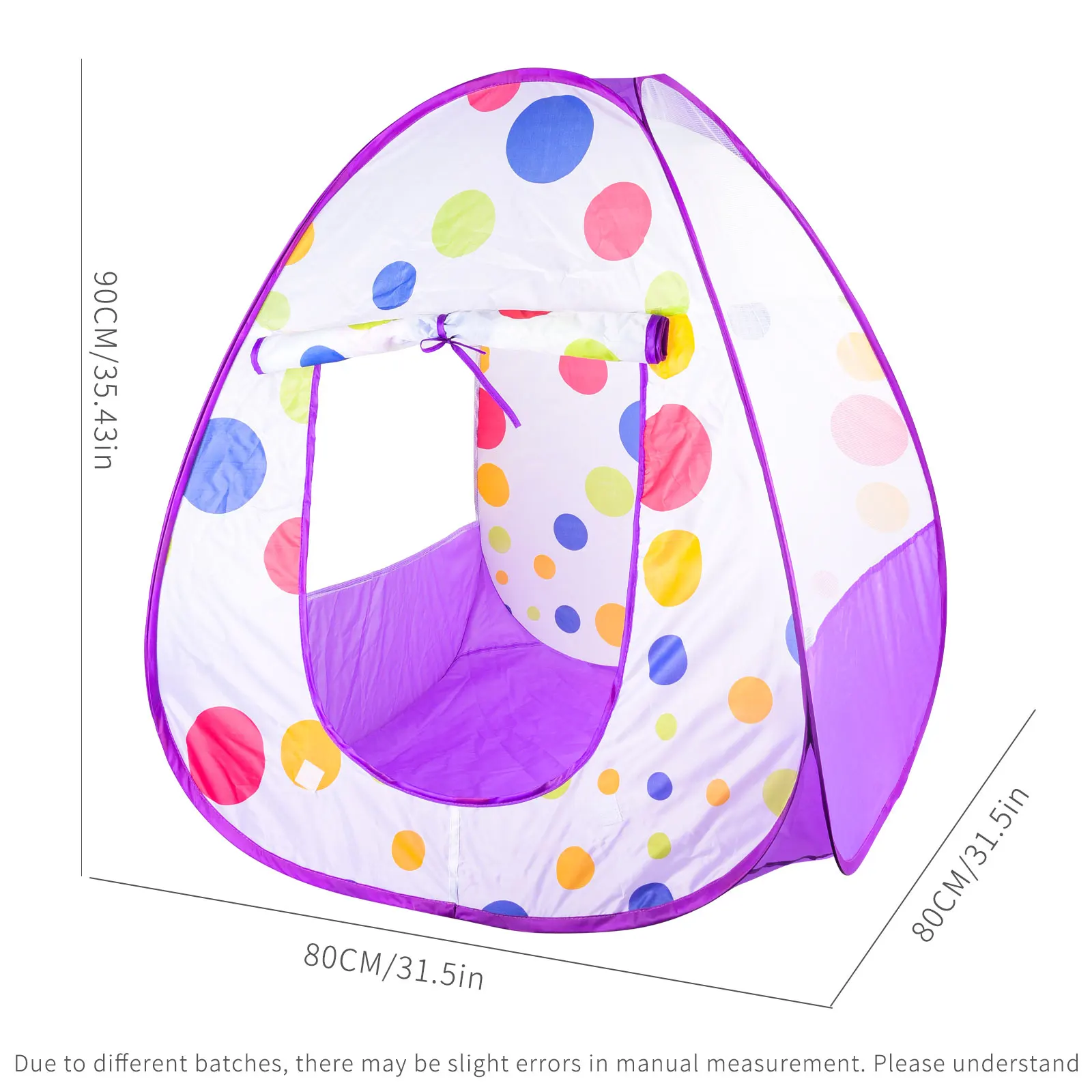 Gioco Pop-Up per bambini tenda da gioco per interni ed esterni Dot Tent House Toys, comodo da trasportare regali perfetti per bambini,