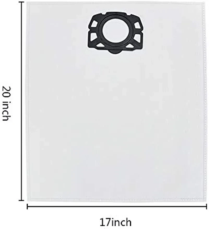 Para Karcher WD4 WD5 WD6 bolsas de filtro no tejidas KFI 487 bolsas de vacío para bolsas de filtro Karcher bolsas de aspiradora