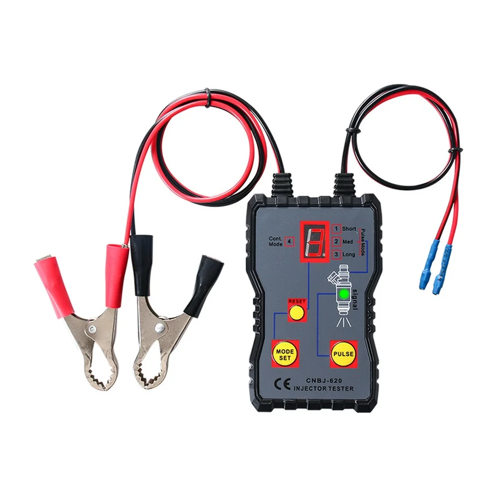 Fuel Injector Testing Device 12V Input for 620 Type Injectors with 4 Pulse Output Options Single Short Long Continuous view 6