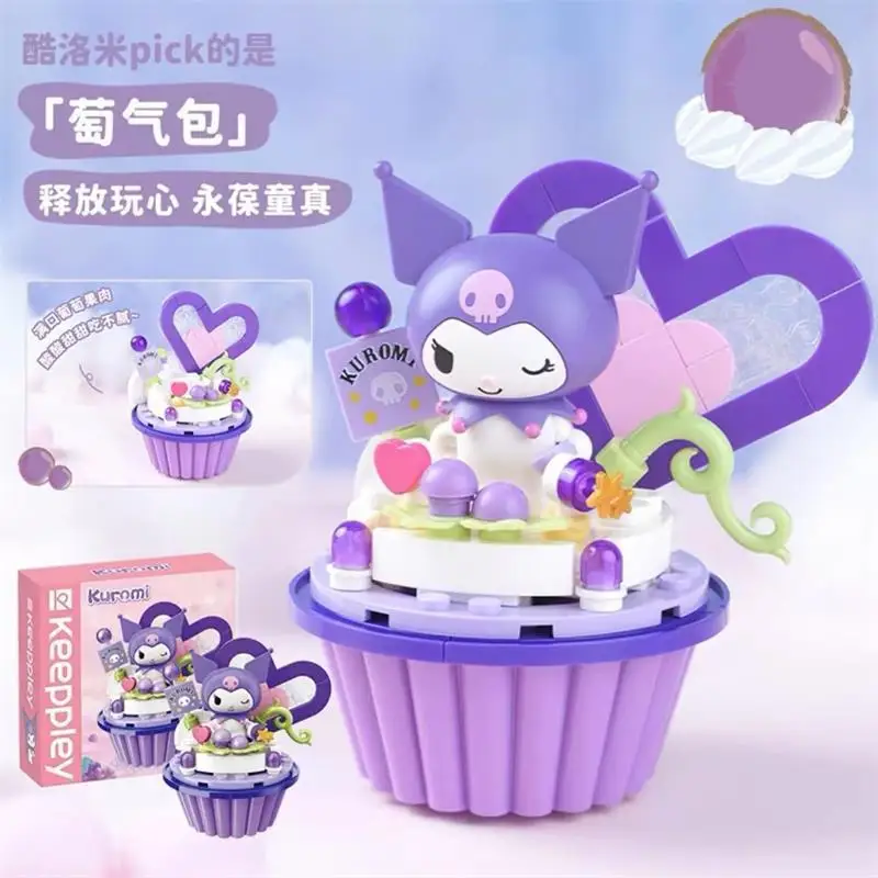 Keeppley Sanrio Bouwstenen Leuke Taarten Anime Figuur Desktop Decoratie Puzzel Assembleren Model Speelgoed Verjaardagscadeau Voor Kinderen