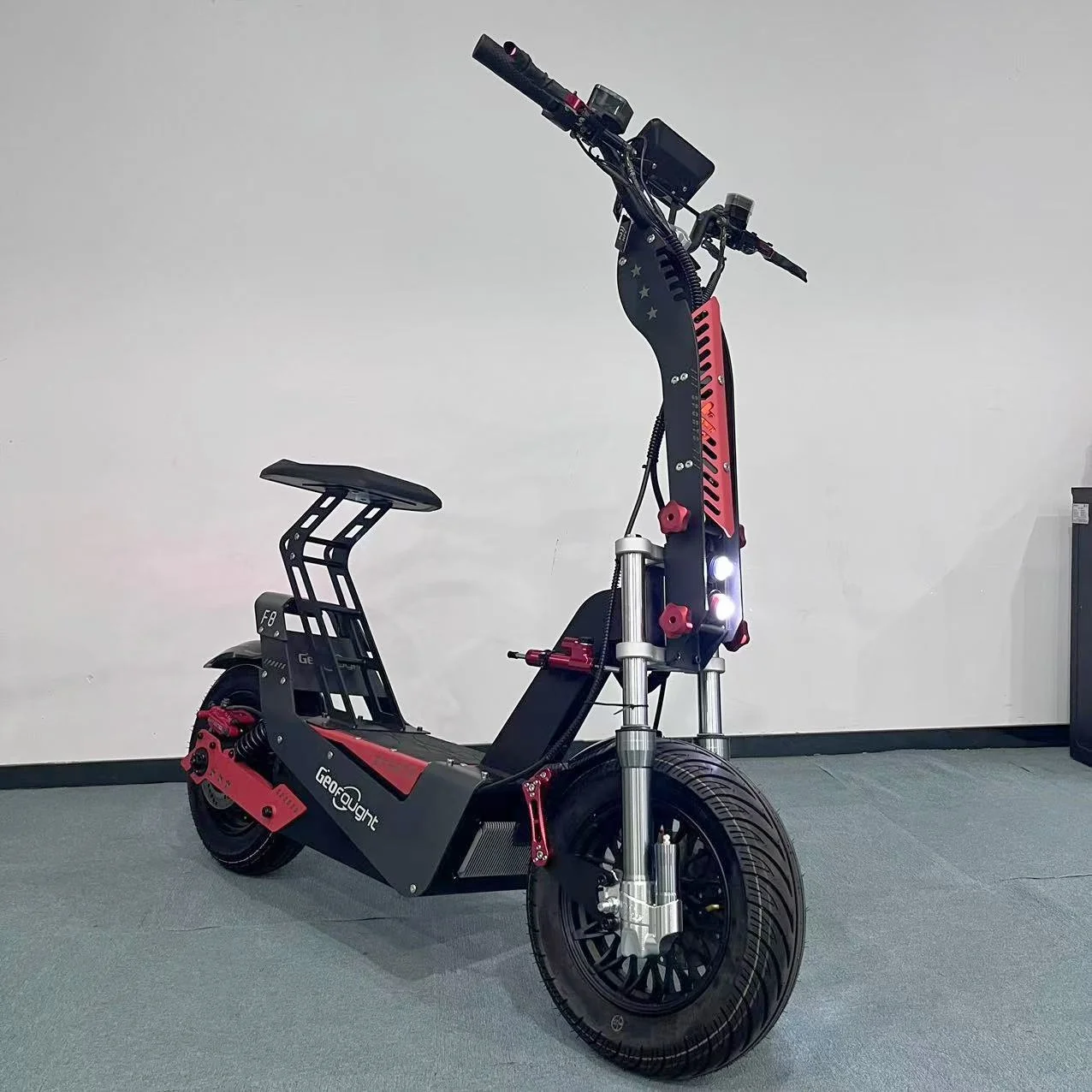 High Power 72V 15000W QS Motor Electric Scooter Fast 120-140KMH 75-90MPH 16Inch Tyre 50-60Ah Range 120-180Km Racing E-Scooter