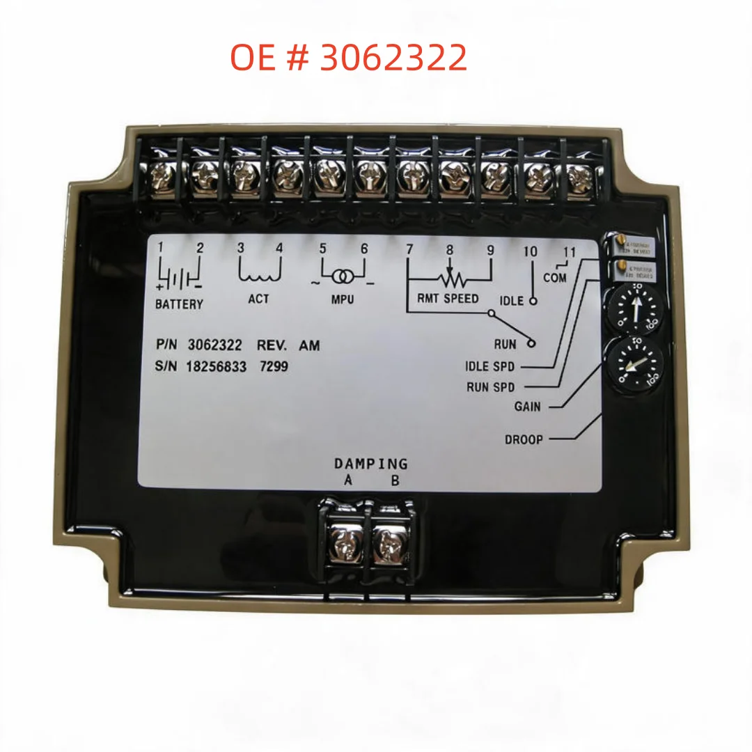 high quality new 3062322 Normal Close Speed Controller Engine Governor Module Generator Control Panel for Cummins