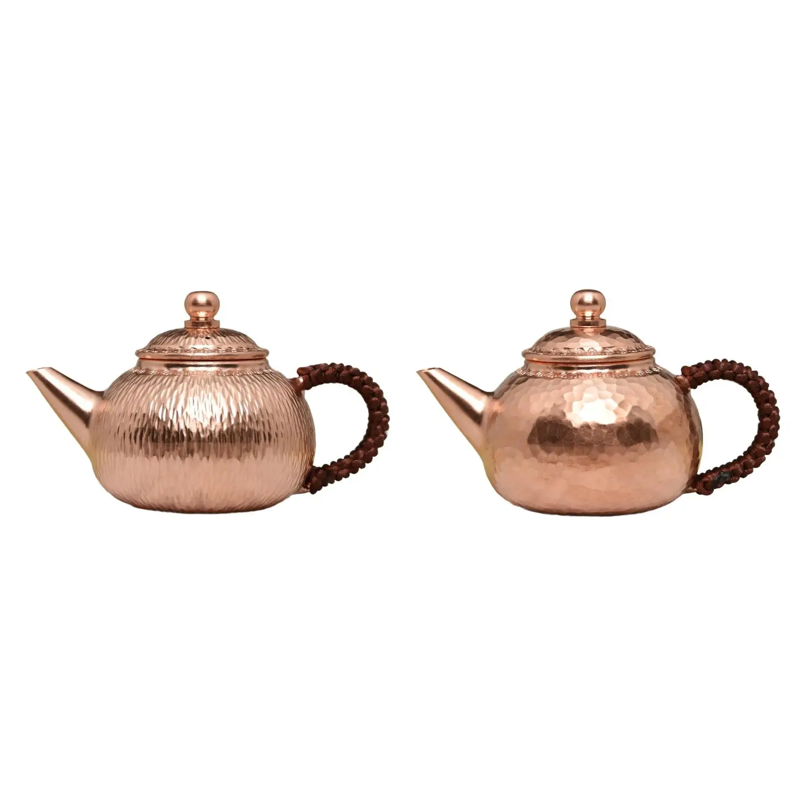 200ml Brass Tea Kettle Mini Handcrafted Hot Water Kettle Copper Teapot Kung Fu Teapot for Camping Sturdy Room Teahouse Dorm Home