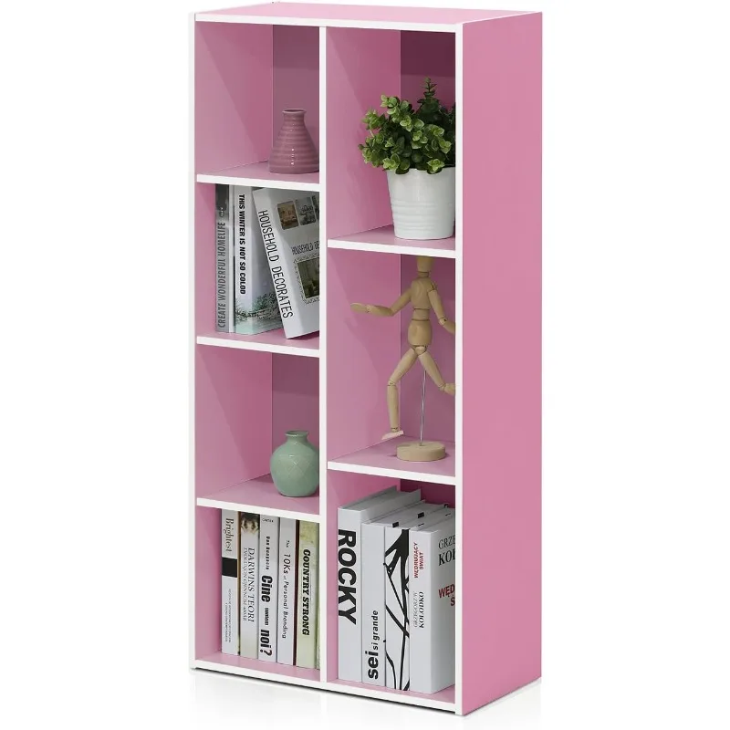 

7-Cube Reversible Open Shelf, White/Pink 11048WH/PI 2025 LASEST MODELS HOT SELLIG QUALITY