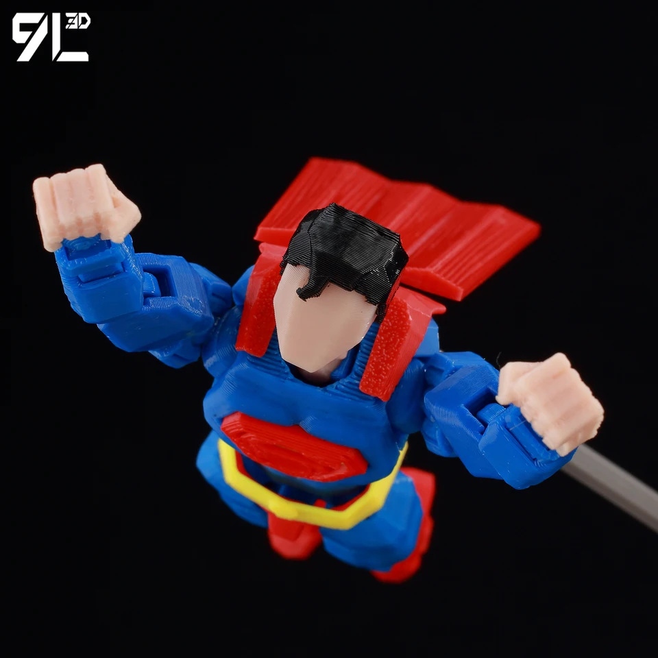 9L3D Printed Dummy13 Superheroes Superman Anime Multi-Jointed