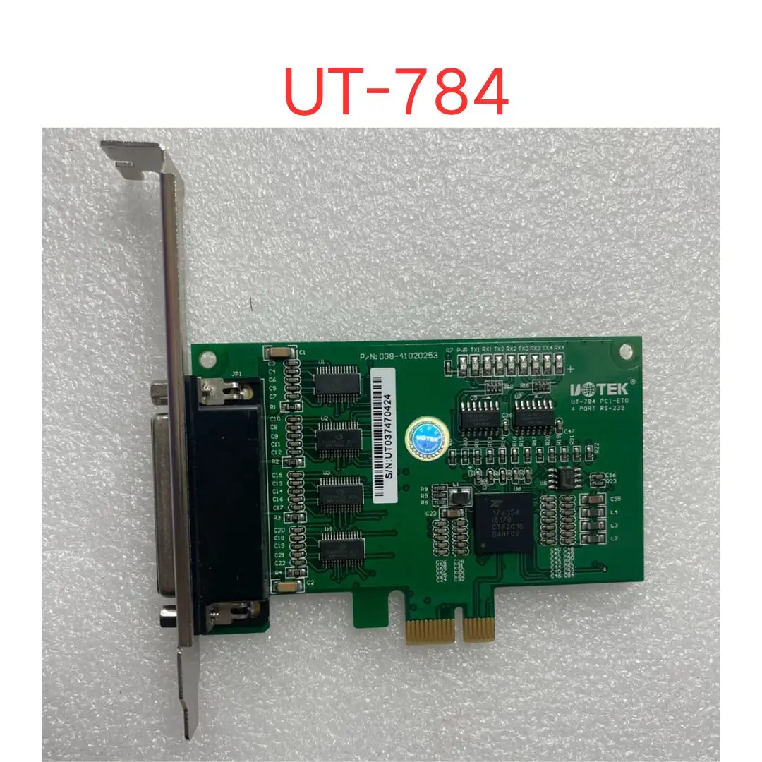 

used UT-784 PCI-ETO RS-232 Industrial Multi Serial Port Card test OK Fast shipping