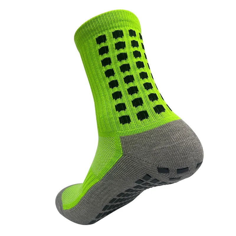 Calcetines de fútbol transpirables para Hombre y mujer, medias deportivas antideslizantes con agarre, para ciclismo, para jóvenes y adultos, 5 pares