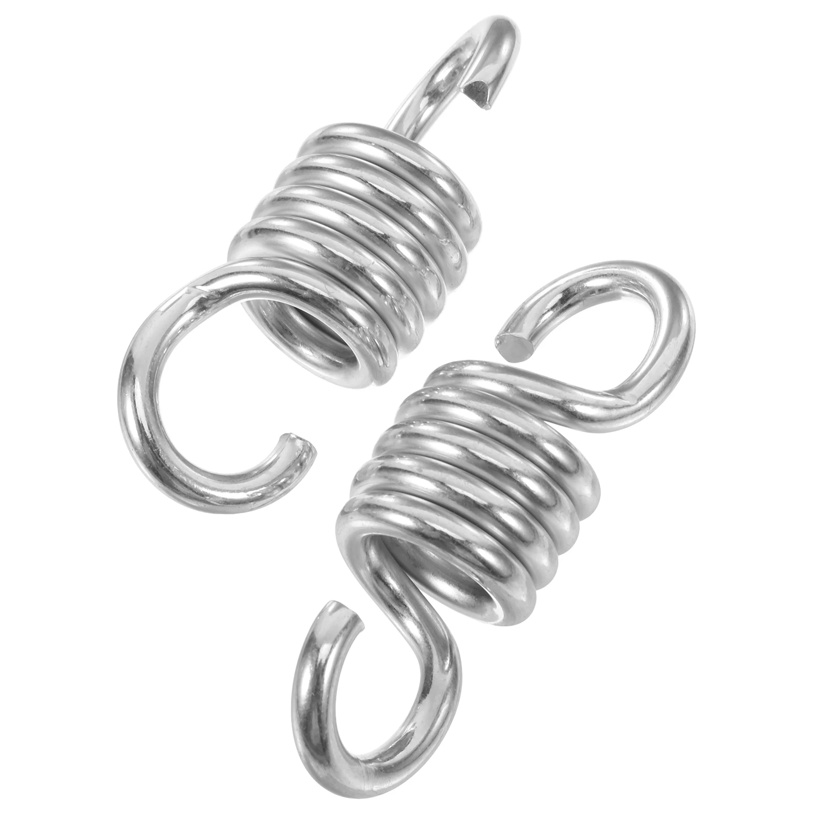 

2PCS Swing Spring φ6.5*φ34*95 Heavy Duty Steel Hooks for Hammock Chair Porch Swing Hanging Kit Outdoor Patio Egg Chair Spring