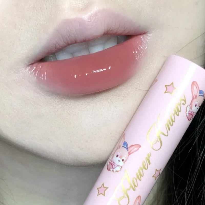 Flower Know Circus Lipstick Lip Glaze Female Mirror Water Light Strawberry New Summer Nude Color