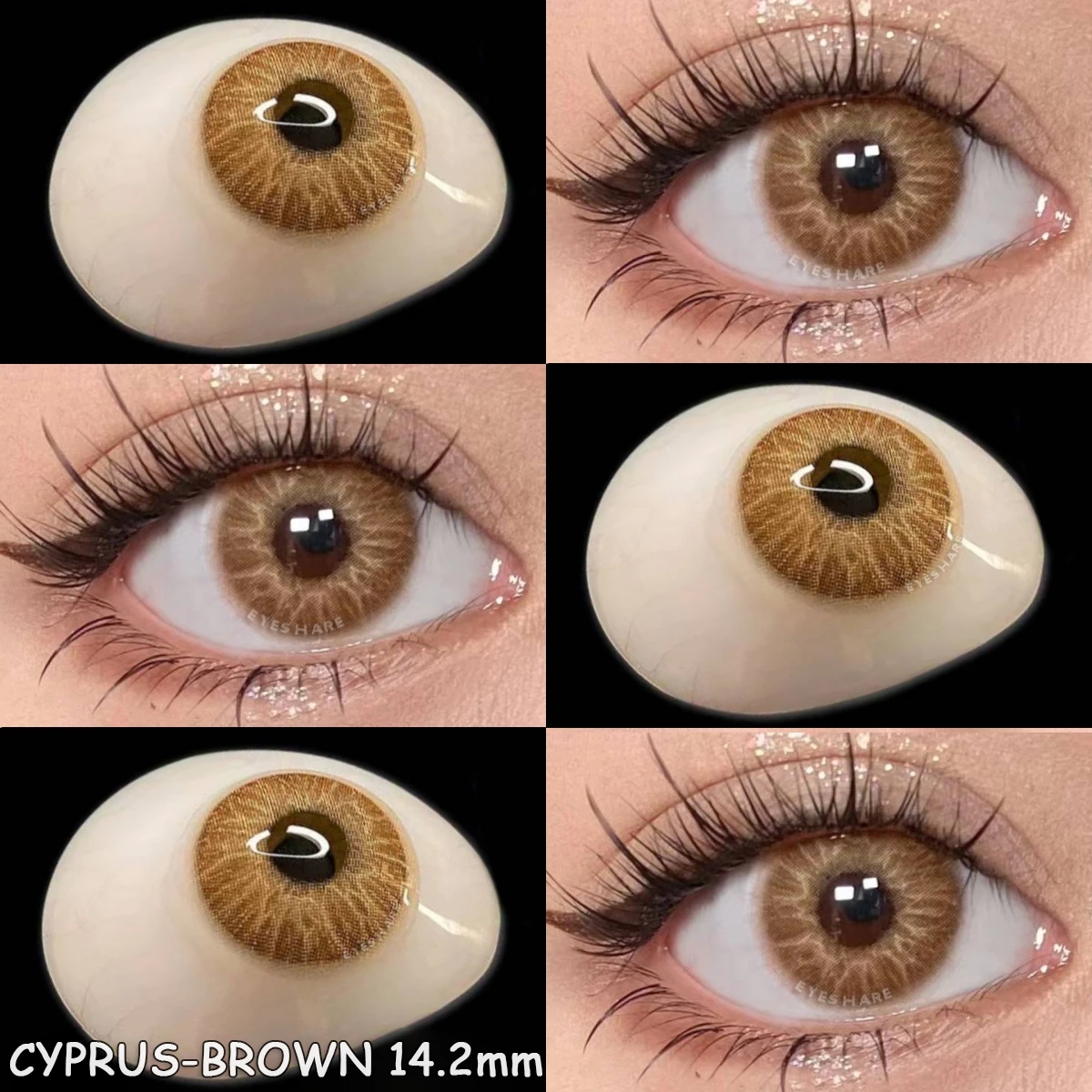 EYESHARE Nieuwe 1 paar Gekleurde Contactlenzen voor Ogen Bruine Contactlenzen Lenzen Mode Blauwe Ogen Lenzen Jaarlijks Koreaanse Grijs Contactlenzen