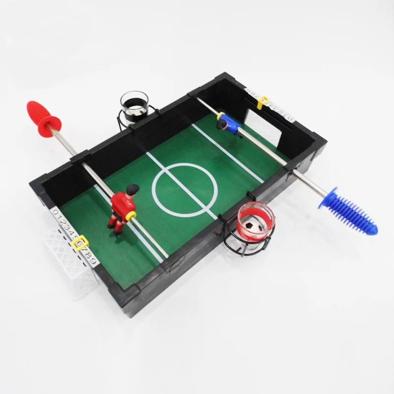 

Spot Cheap Indoor Fun Sporting Goods Table Football Game Wooden Mini Football Table