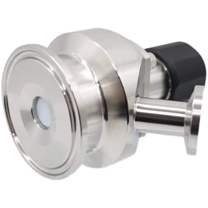 الفولاذ المقاوم للصدأ دليل صحي معقم صمام عينة هوائي صحي صمام أخذ العينات #6