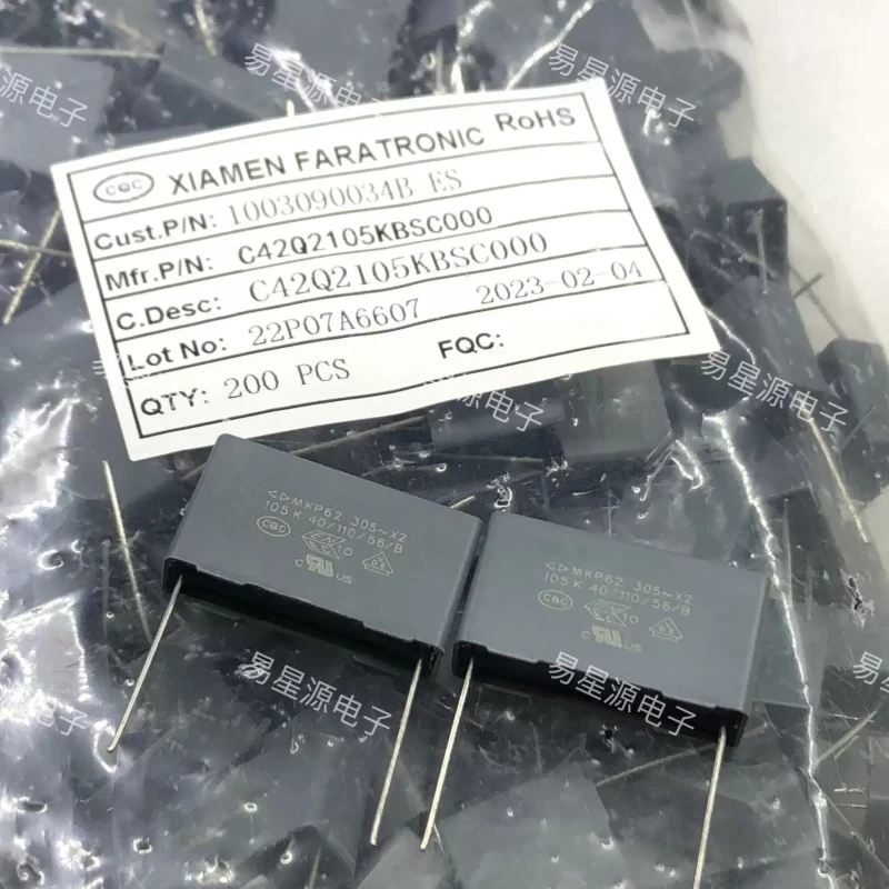

1UF 305VAC Farad 305VAC105 1.0UF MKP C42Q2105KBSC000 safety capacitor