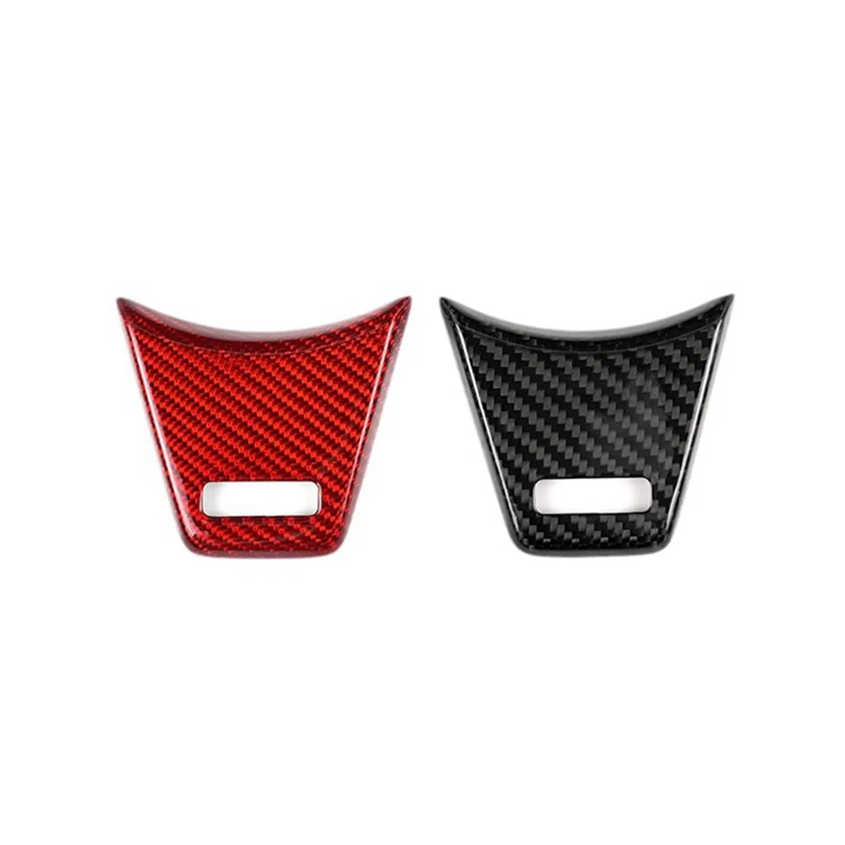 Real Hard Carbon Fiber Sticker for Subaru WRX STI 2022 2023 Car Steering Wheel Button Frame Interior