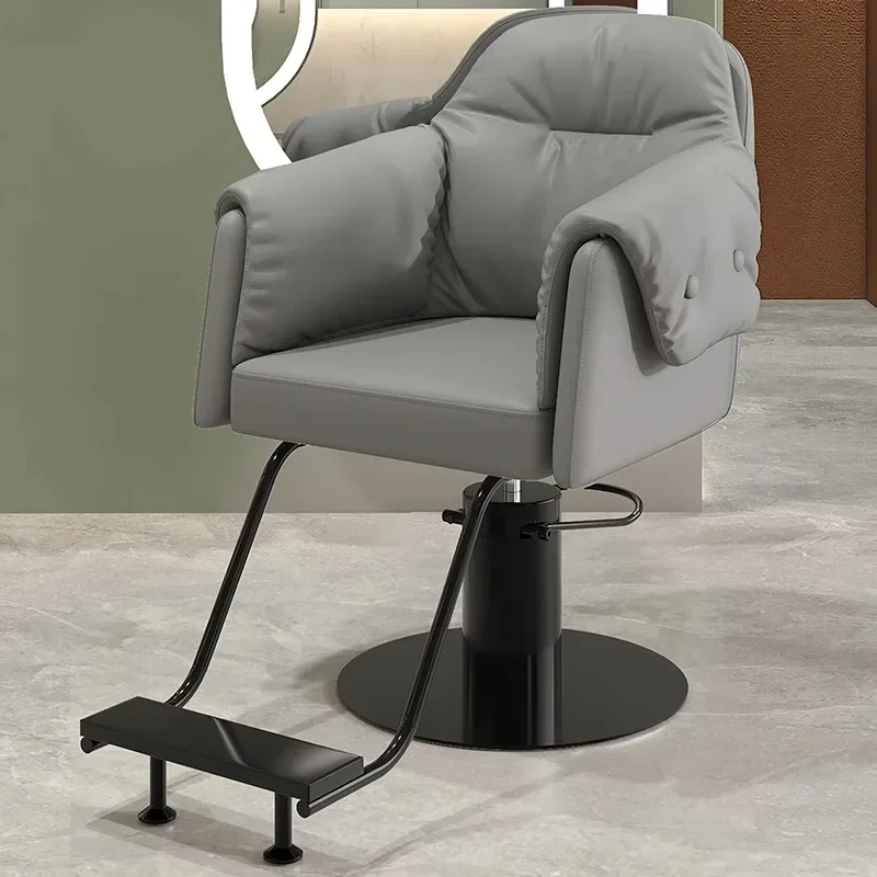 

Styling Wheel Barber Chair Hairdressing Accessories Professional Esthetician Salon Chair Swivel Modern Taburete Salon Furniture