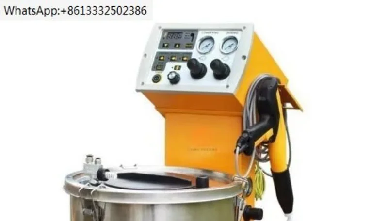 

electrostatic powder coating machine with 2 hopper