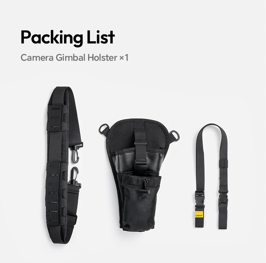 Ulanzi CB01 Kamera-Gimbal-Holster Dreipunkt-Trageriemen für DJI RS 4 Pro Mini RS 3 Mini Stabilisator – Detail 12