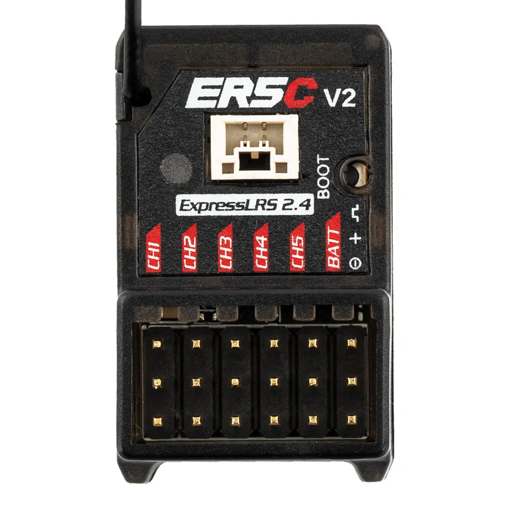 Radiomaster ER5C V2 2.4GHz 5CH ELRS PWM Receiver dla RC Samolot Samochód Łódź MT12 Kontroler radiowy