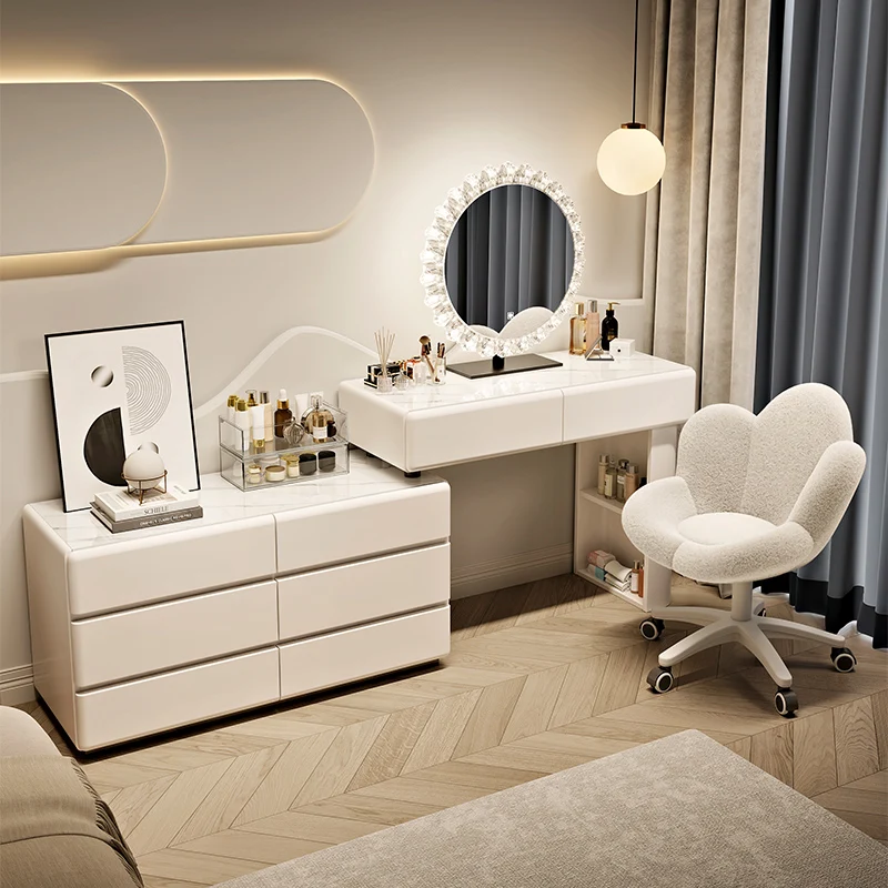 

Bedroom Aesthetic Dressing Table Light Design Luxe Girls Dressing Table Floor Cool Espejo Maquillaje Luz Home Accessories