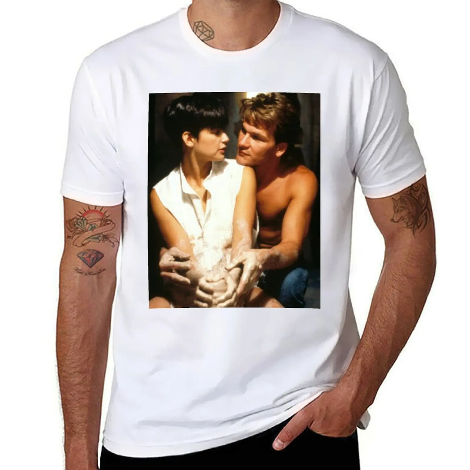 

Футболка с призраком, мужская футболка, футболки с рисунком, дизайнерская футболка