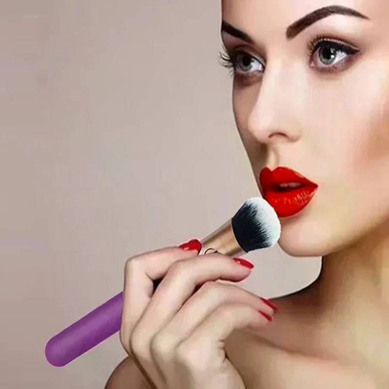 

Electric Cosmetic Brush Foundation Blush Loose Powder Brush Beauty Tools Washable Vibration Rechargeable Makeup Brush Tools
