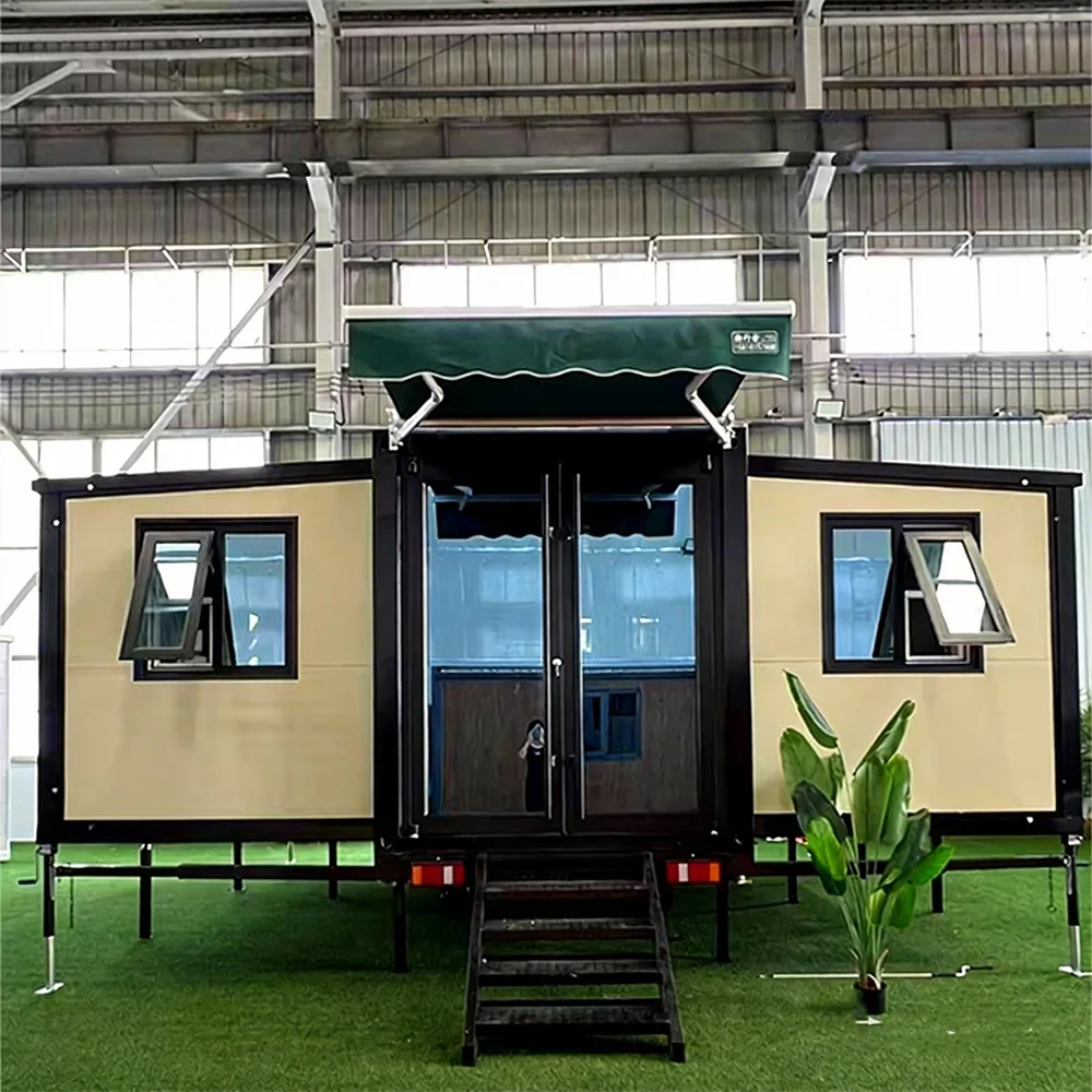 

Высокое качество, роскошный сборный модульный светильник, стальной контейнерный дом, настраиваемый две спальни, одна гостиная, офисное здание