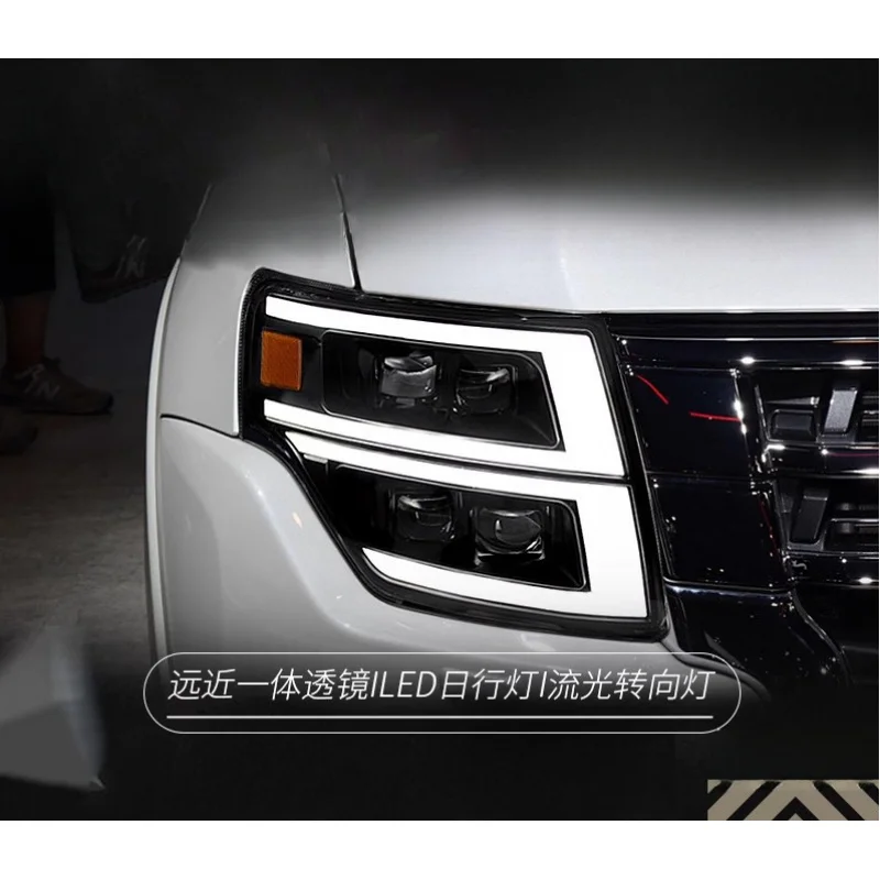 

Suitable for Mitsubishi Pajero V97 05-21 Headlight Assembly V93 Modified LED Daytime Running Light Flowing Turn Signal Light