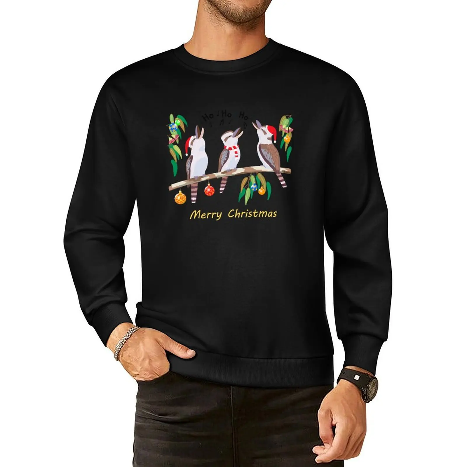 Kookaburras Australian Christmas Carols Pullover Hoodie autumn tracksuit oversize sweatshirt