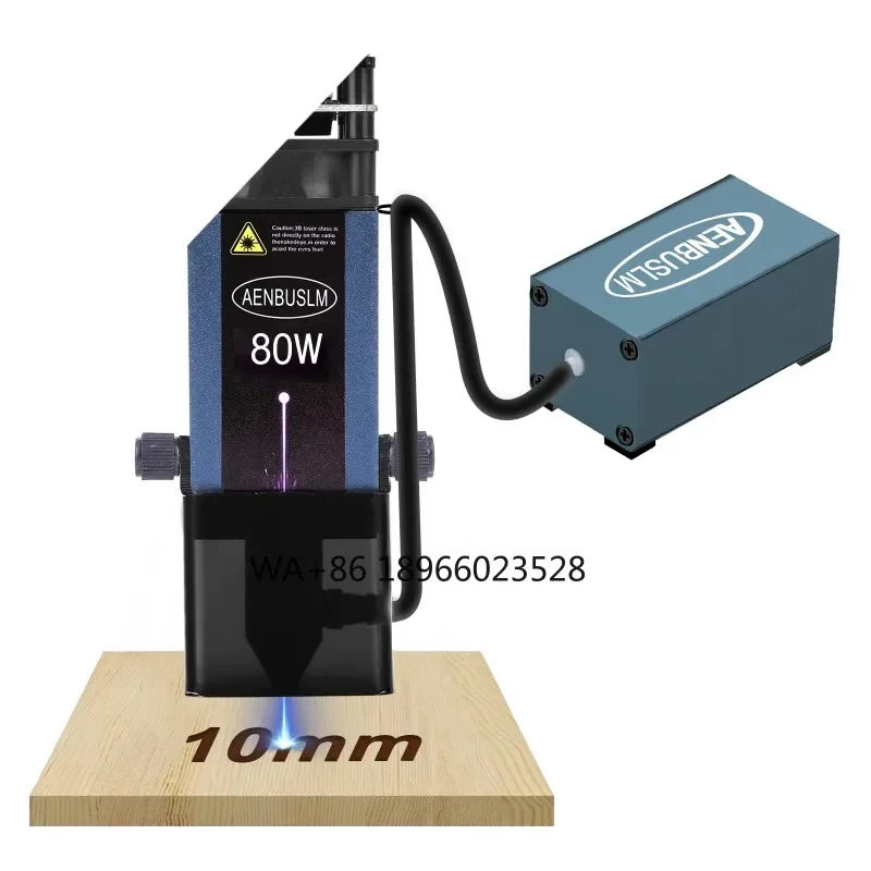 80W  Head For CNC Engraver Wood Cutting DIY  Tools 450nm Blue Light  Module Air Assist for  Machine