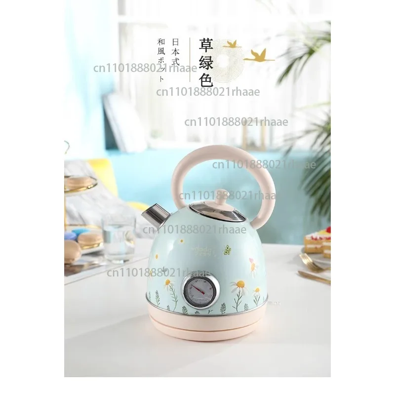 

Окрашенный ретро электрический чайник, электрический чайник из нержавеющей стали 304, бытовой чайник, интернет-отель знаменитостей B & B