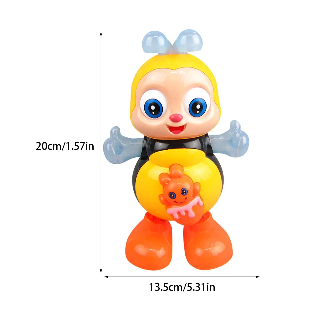 Dancing Bees Toy With Animated Music Lightweight And Safe For Joyful Playtime Can Joy To Children