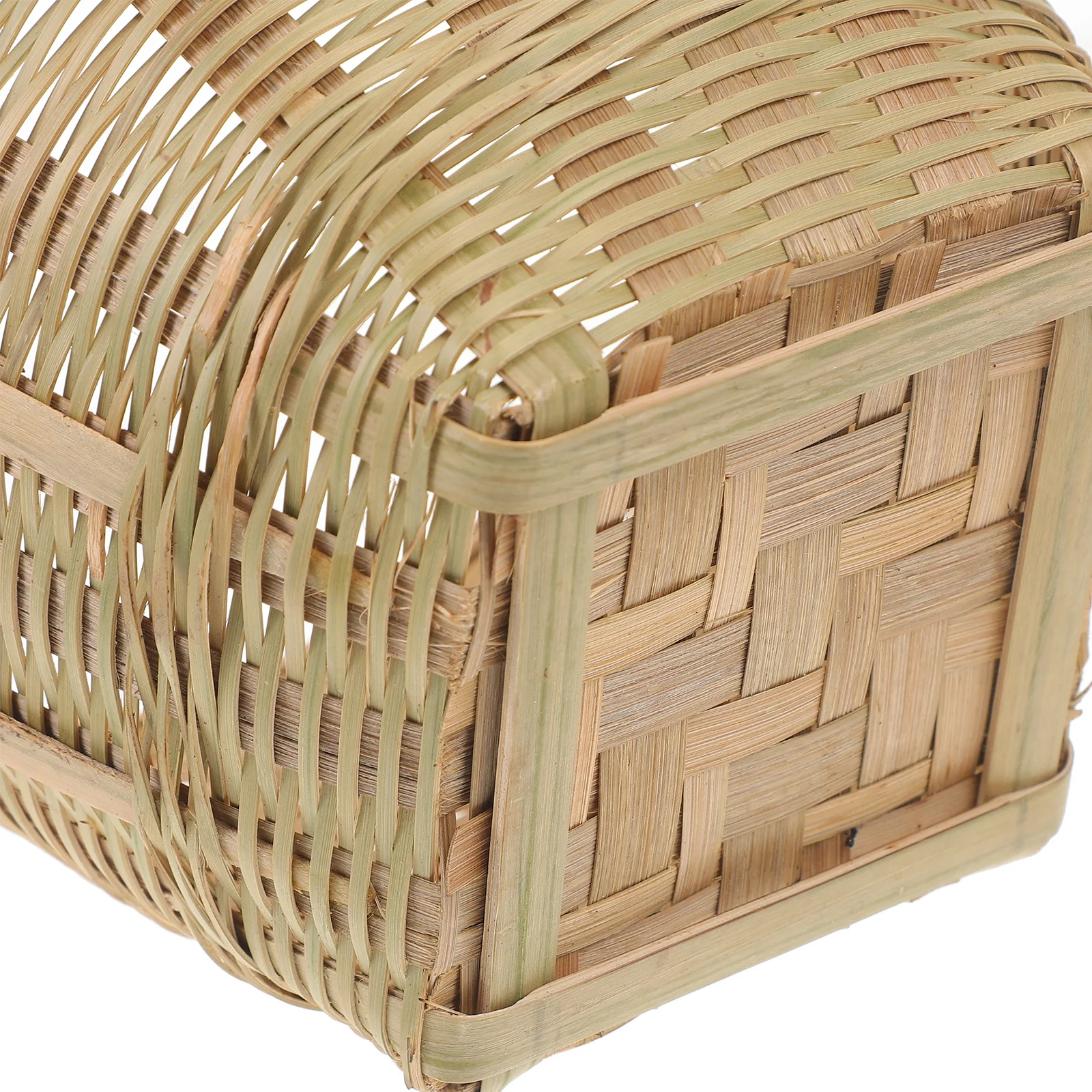 

Handwoven Bamboo Basket Kitchen Storage Basket for Fruit Egg Bread Multipurpose Organizer Storage Baskets for Organizing