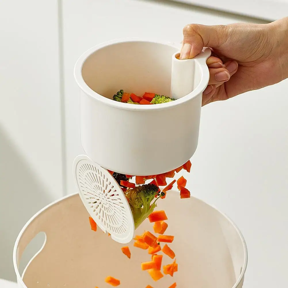 

1Pc Kitchen Sink Strainer Basket Hangable Filter Basket Food Catcher Waste Filter Tools For Wash Fruit Restaurant Bar Buffe U7X9