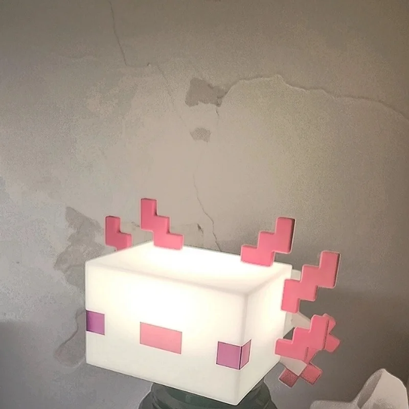 

Mc Game Salamander Lamp Five Color Toy Atmosphere Light Modes Lamp To Decorate Your Gaming Desk Or Night Stand Children'S Gift