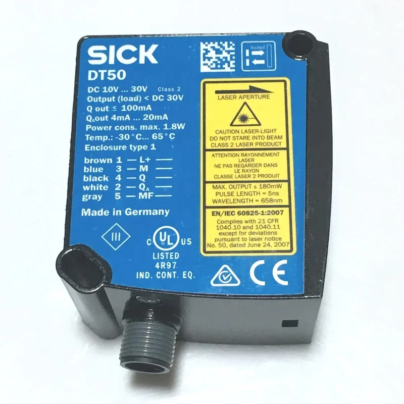 

Новый и оригинальный в наличии M12 5-контактный DT50-P2113 1047314 переключатель датчиков расстояния среднего диапазона для борьбы