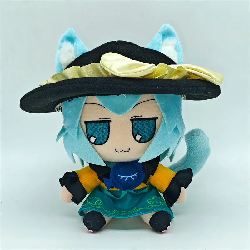 16cm Fumo Komeiji Koishi Plush Toy Touhou Project Cat Ear Tail Stuffed Sitting Doll Soft Fans Birthday Christmas Friends Gifts
