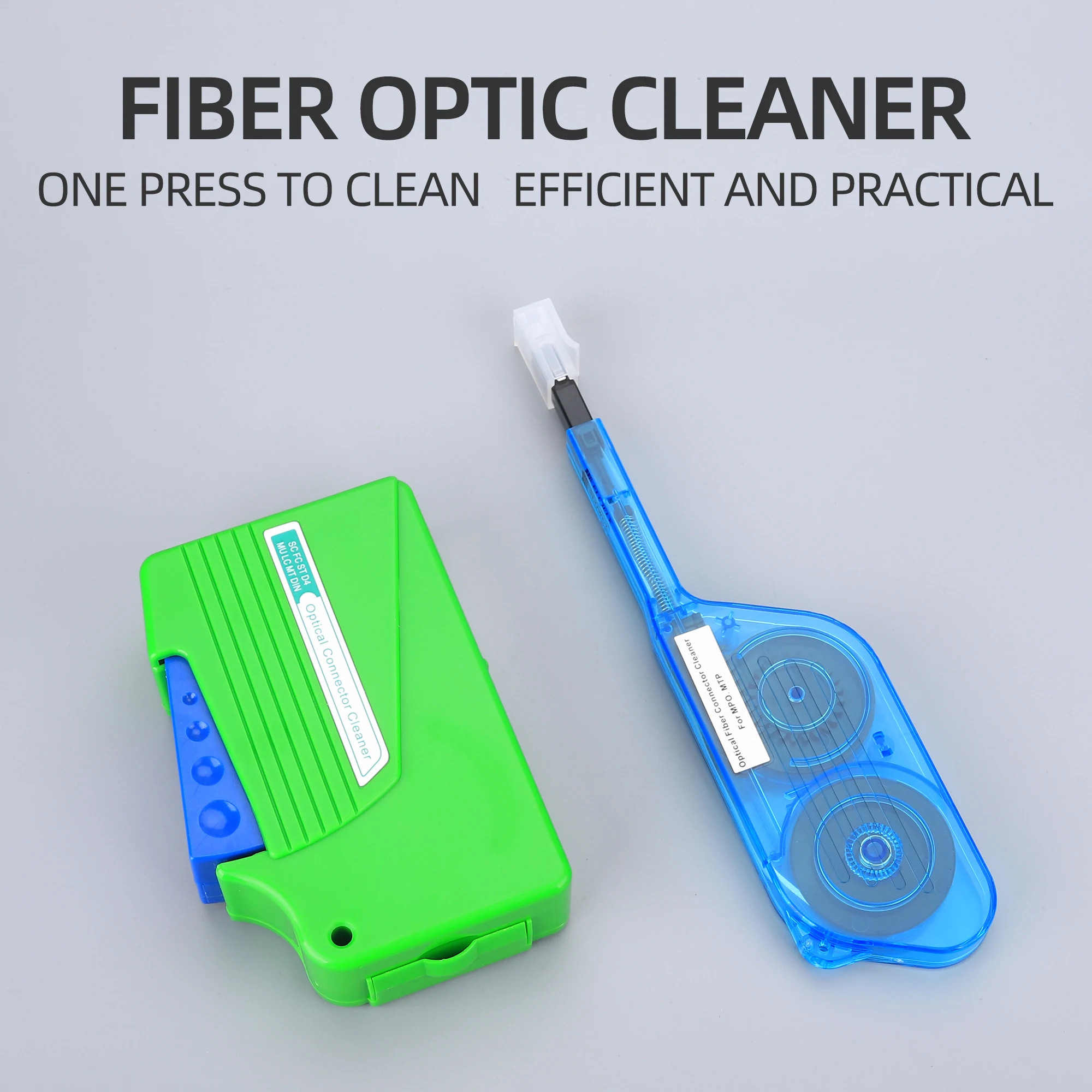 FTTH Cleaning Combination Suitable For SC/FC/ST/LC Fiber Optic Jumper Connector Adapter End Face Cleaning MPO MTP Cleaner Pen