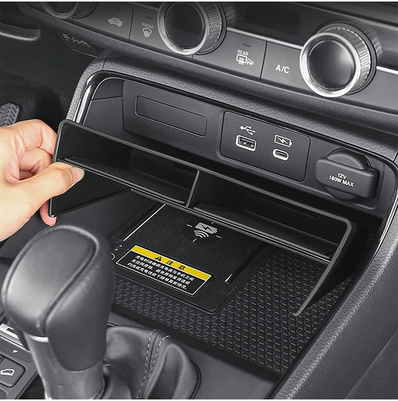 Für Honda CR-V CRV 6. Generation 2023 2024 2025 2026 Hybrid Auto Mittelkonsole Aufbewahrungsbox Halter Ablage Organisationszubehör – Detail 6
