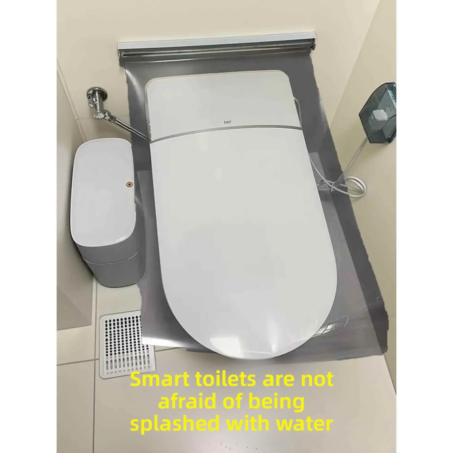 

Универсальный водонепроницаемый пылезащитный чехол для умного унитаза Thiened, однотонный, в японском стиле