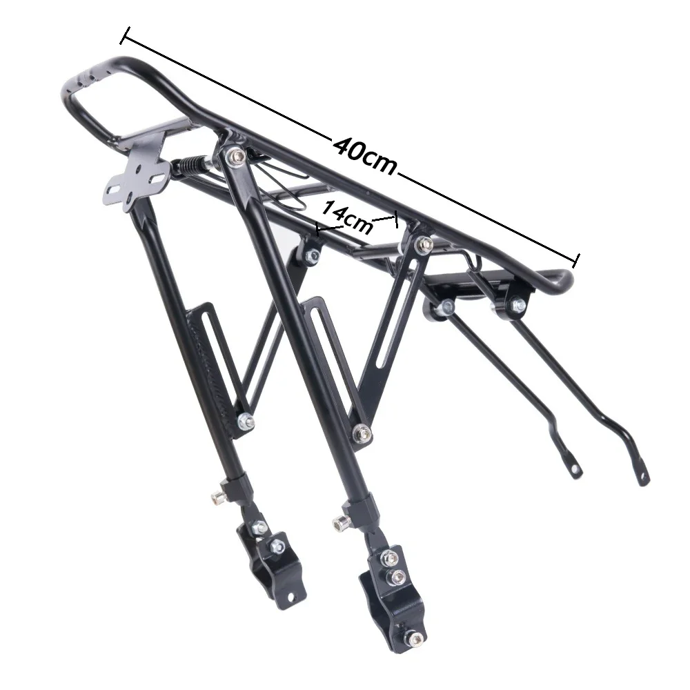 ZTTO Bicycle Cargo Rack Cycling MTB Road Bike Carrier Rear Luggage Rack Shelf Bracket Adjustable For Disc Brake V-brake Bikes