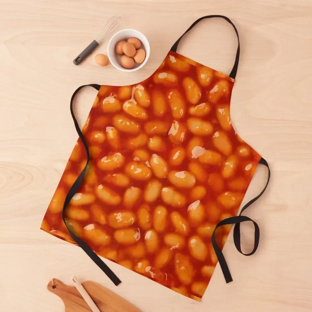 

Baked Beans Funny meme breakfast Apron For Woman Utensils For Kitchen Teacher House Things For Home And Kitchen Apron