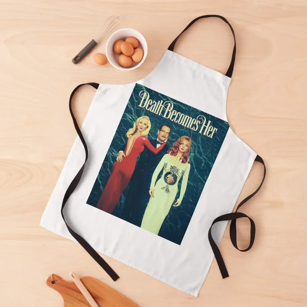 

Death becomes her Apron Kitchen Supplies Idea Goods bib Apron