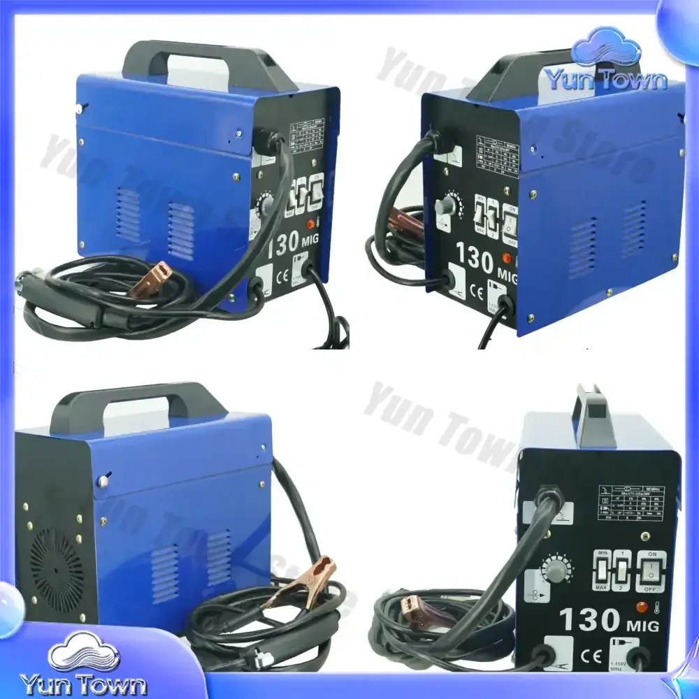 MIG-130AC for Portable Gasless MIG Welder 130A 110V AC Welding Machine for DIY Home Workshop Automotive Repair Metal