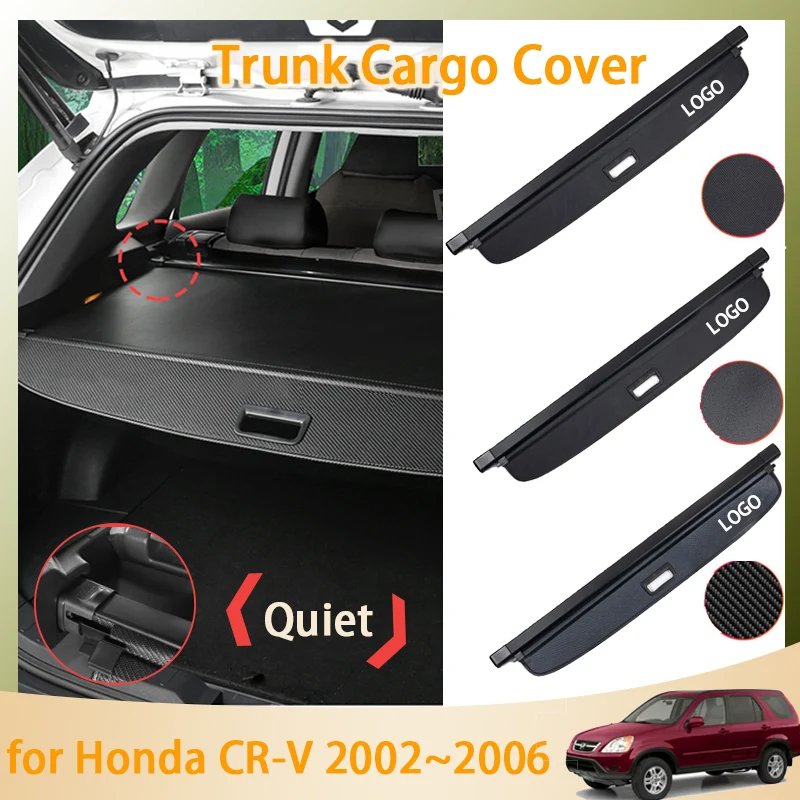 

Car Trunk Cargo Mat for Honda CR-V CRV 2005 CR V 2006~2002 2003 2004 II Accessories Rear Curtain Retractable Anti-peeping Parts