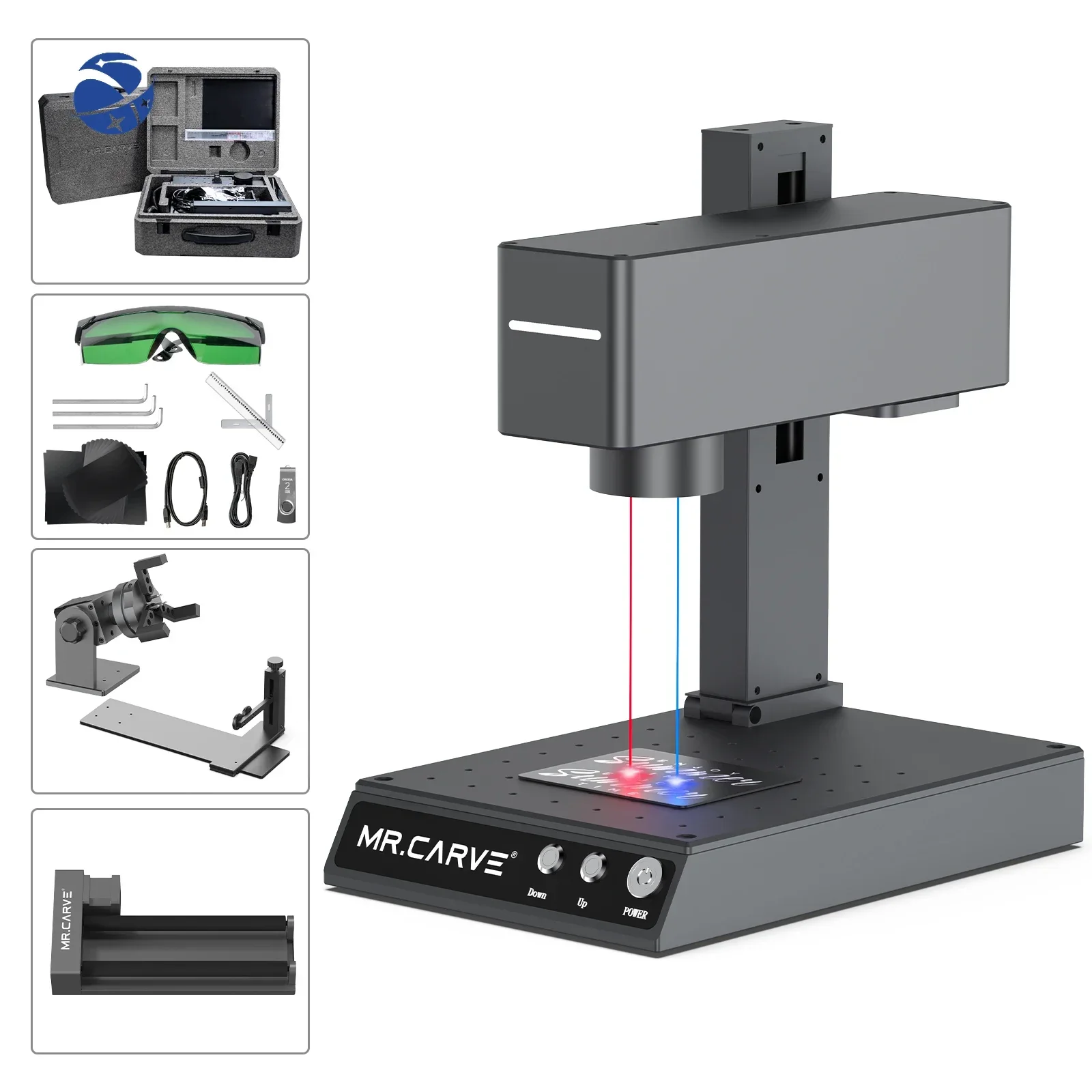 

Mr Carve M4 Mini Engraver Portable Laser Marking Machine Gold Jewelry Plastic Wood Leather Fast Fiber Laser Engraving Machine